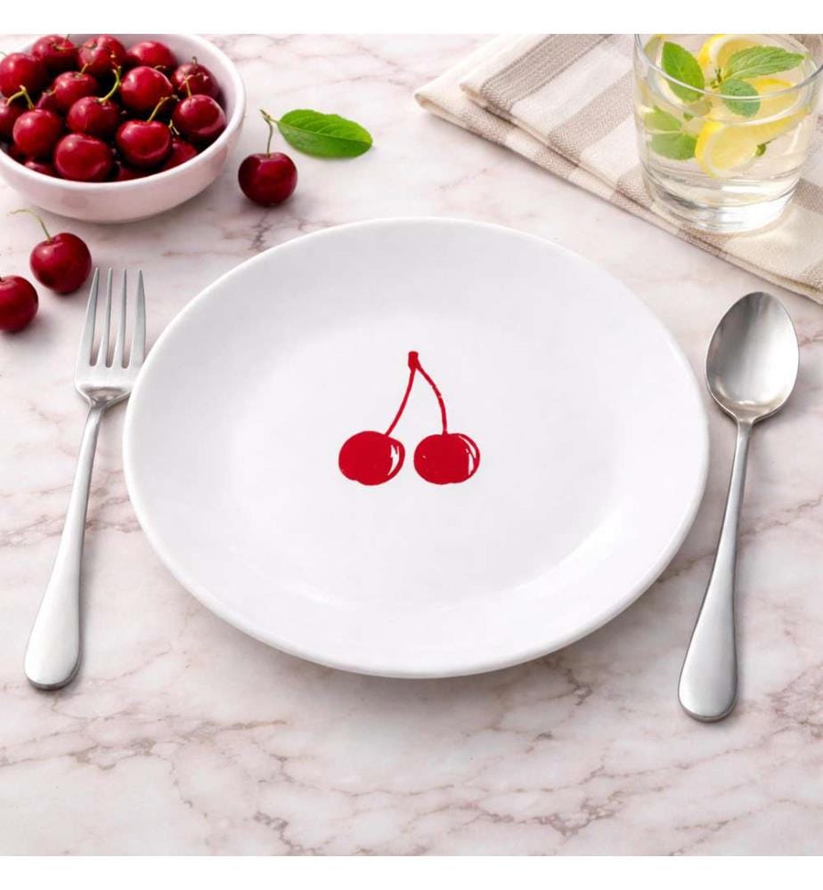 Set of 4 Dessert Plates, 19 cm in diameter