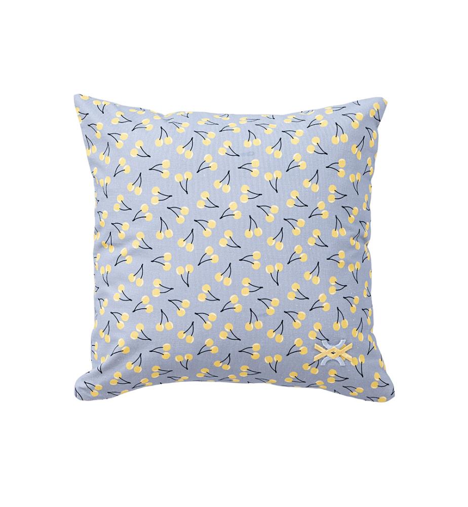 Kissen 40 x 40 cm – Blau und Gelb