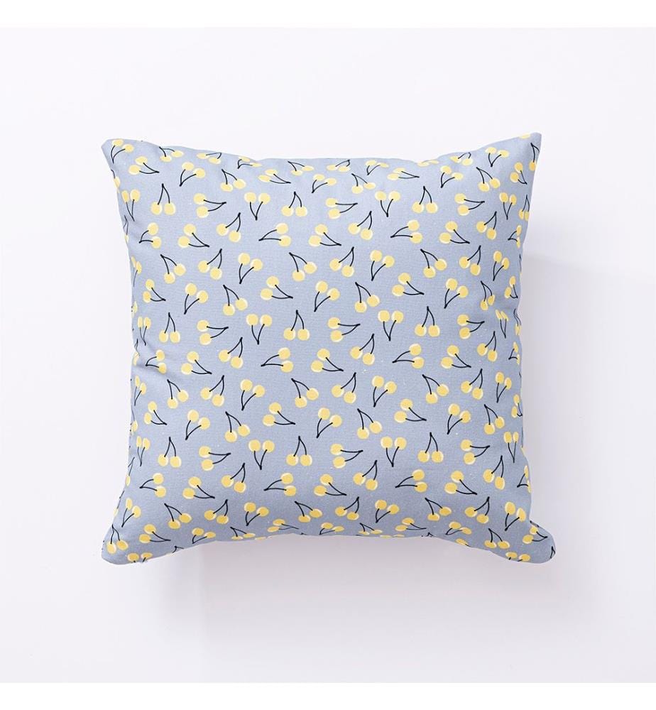 Kissen 40 x 40 cm – Blau und Gelb