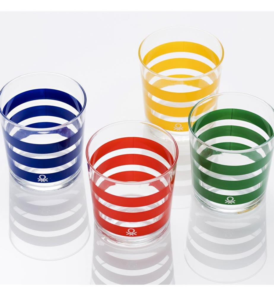 Lot de 12 Tasses en Verre 330 ml