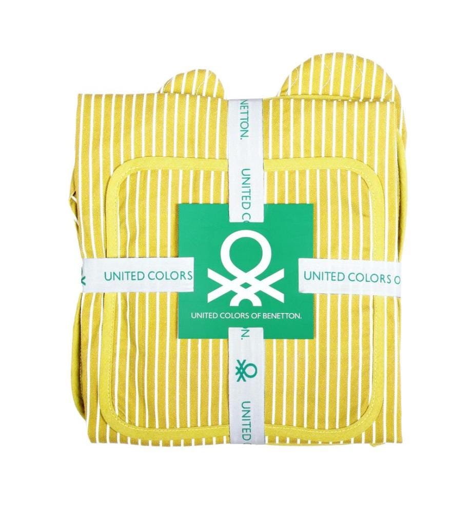 Ensemble de 3 Pièces Tablier (Tablier + Gant + Manique) - Jaune