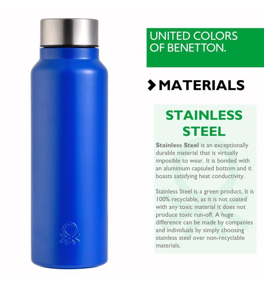 Lot de 3 Bouteilles d'Eau 750 ml - Bleu