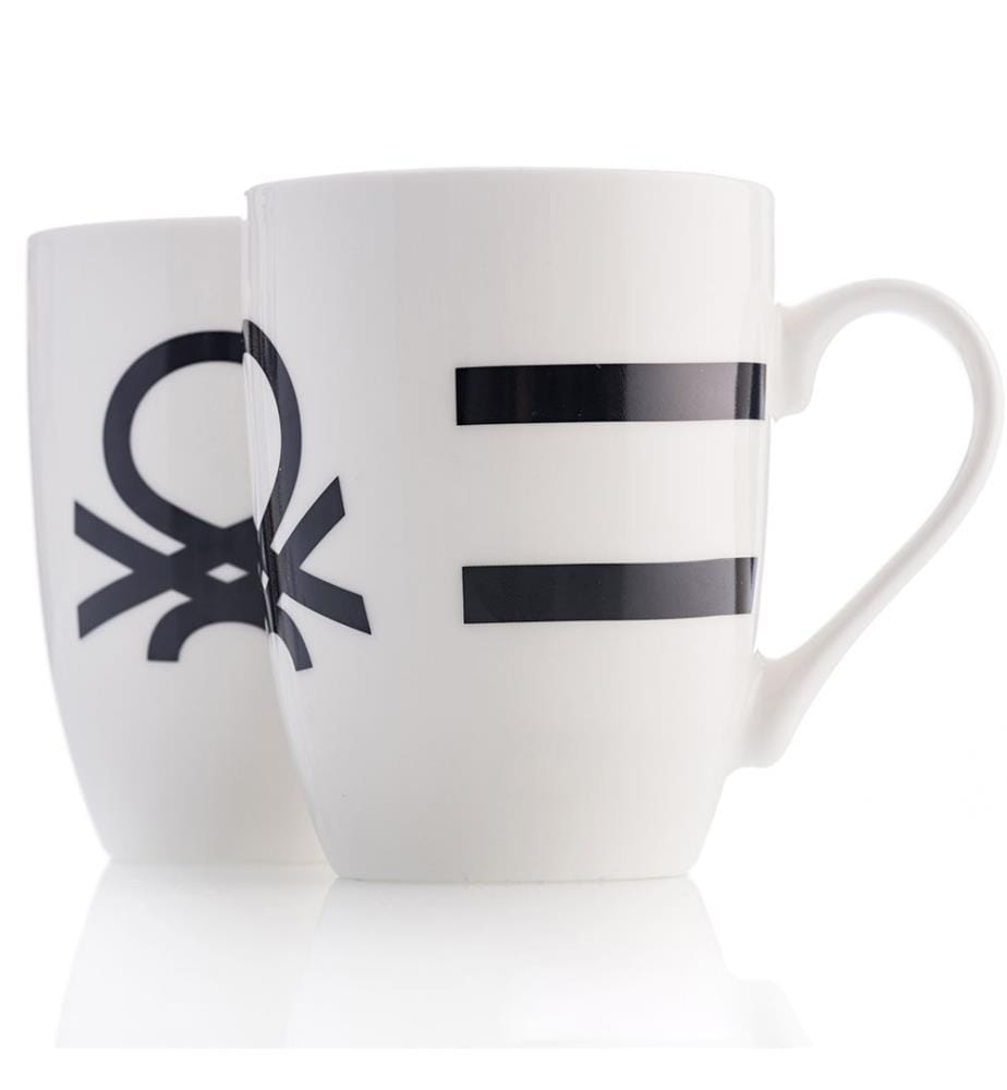 Lot de 4 Mugs 360 ml - Noir