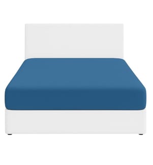 Drap-housse 200 x 200 + 30 cm - Bleu