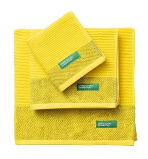Set of 3 Bath Towels - Yellow