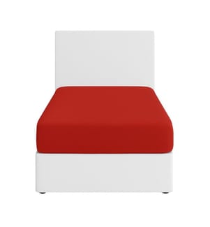 Drap-housse 100 x 200 + 30 cm - Rouge