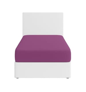 Drap-housse 100 x 200 + 30 cm - Violet