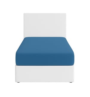 Drap-housse 100 x 200 + 30 cm - Bleu