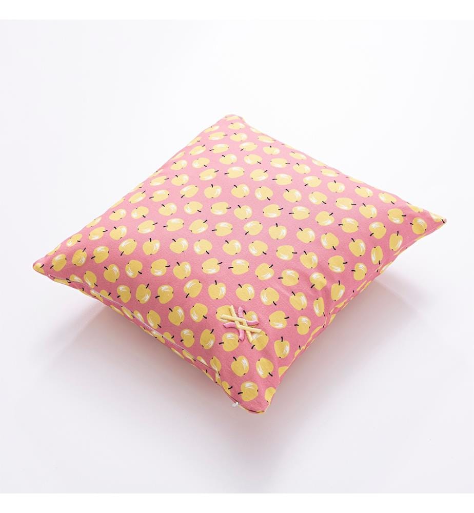 Kissen 40 x 40 cm – Rosa und Gelb