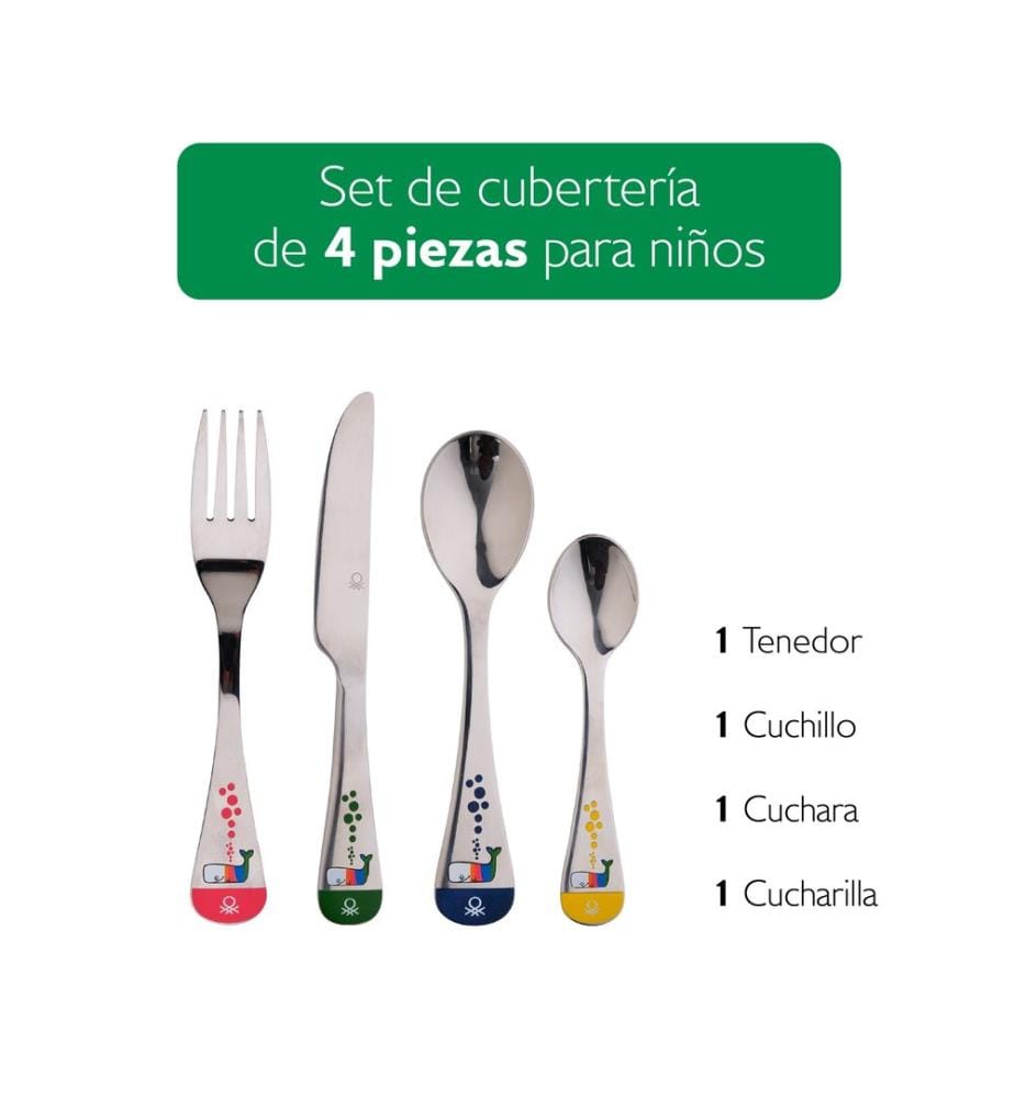 Set of 4 Children's Cutlery Sets