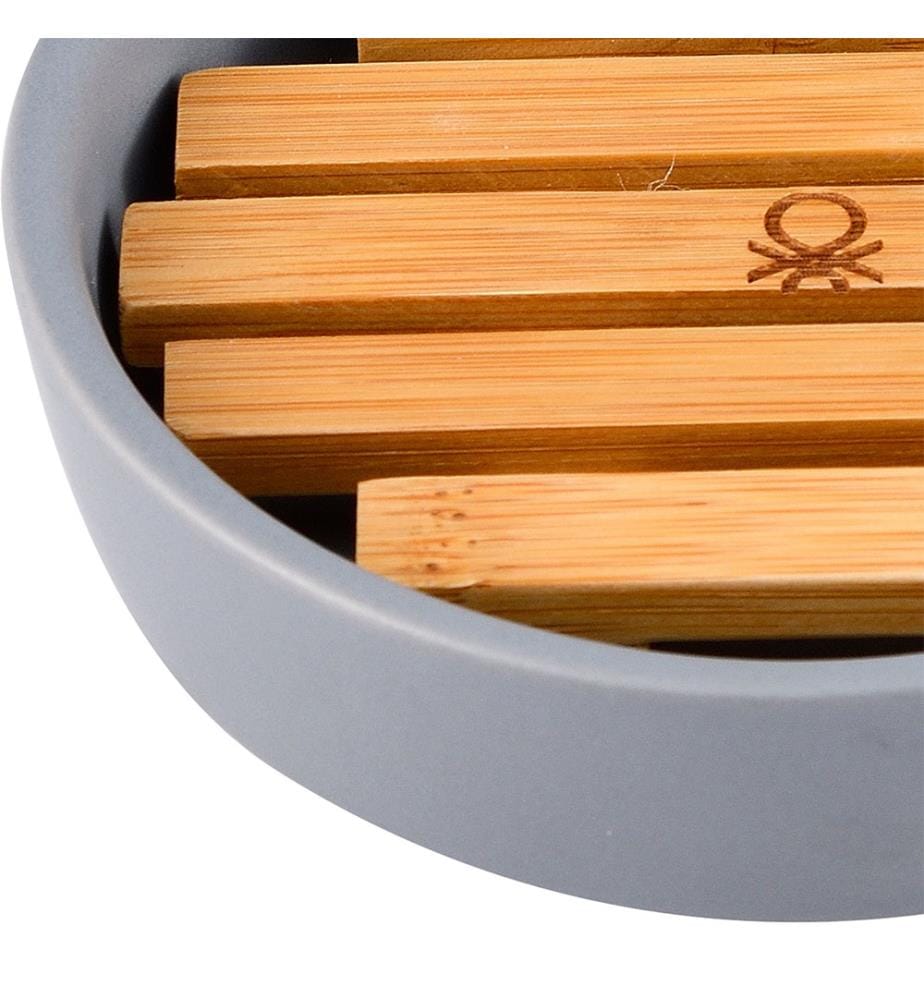 Ensemble de 3 Accessoires de Salle de Bain - Gris