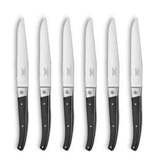 Set de 6 Couteaux à Steak Pro - Noir