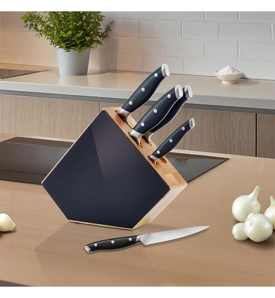 Messerblock mit 5 Küchenmessern Grand Chef