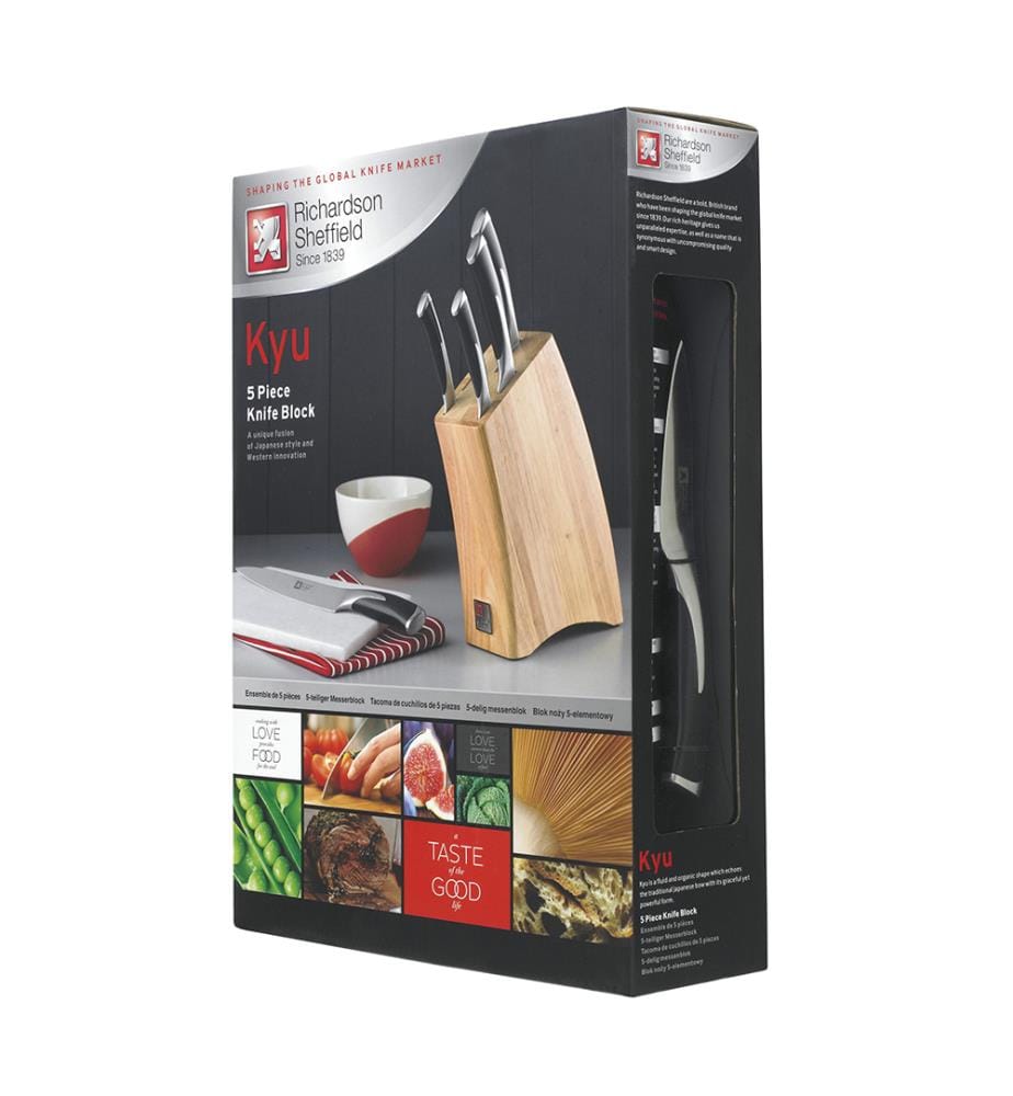 Bloc 5 couteaux de cuisine Kyu