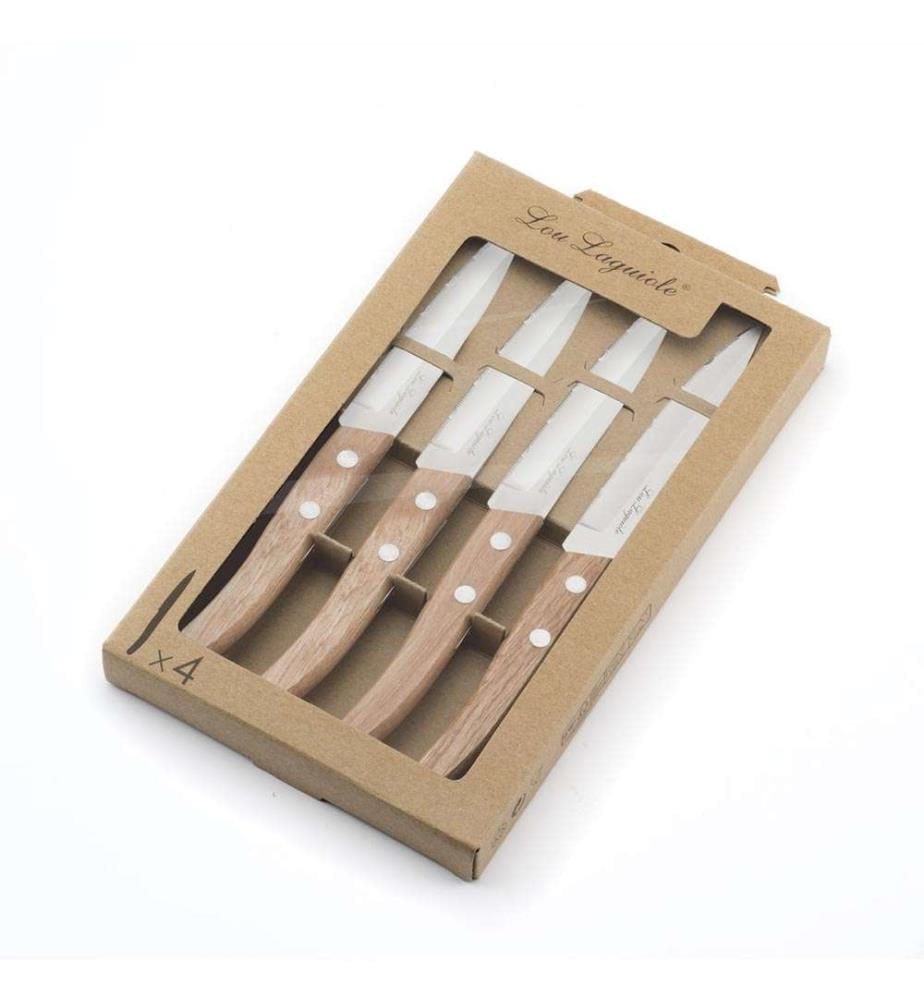 Set de 4 couteaux Office Forest - Bois naturel
