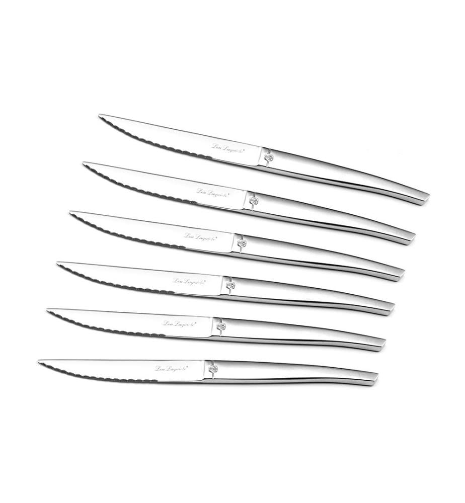 Set de 6 Couteaux à Steak Jet Miror - Argenté
