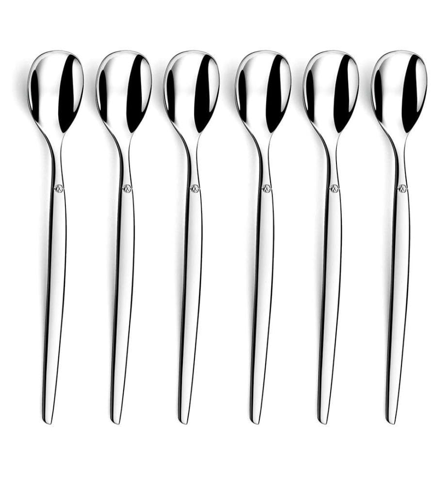Set de 6 Cuillères à Glace Jet Miroir