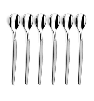Set de 6 Cuillères à Glace et Mazagran Jet - Satin