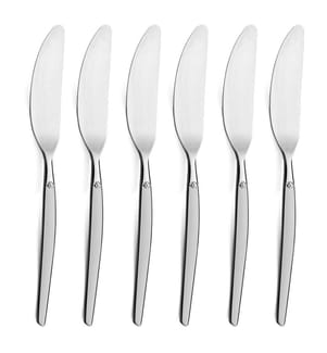 Jet Satin - Set 6 Couteaux à Beurre