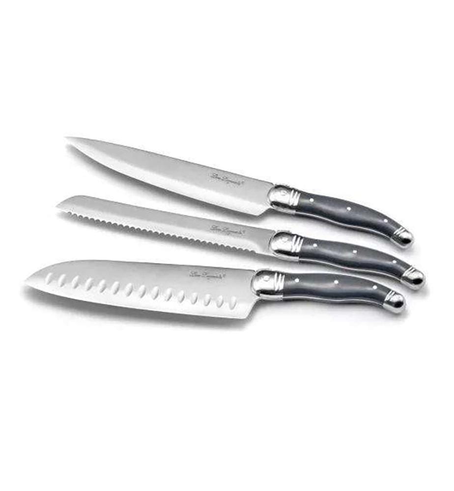 Set de 3 Couteaux de Cuisine Tradition BBQ