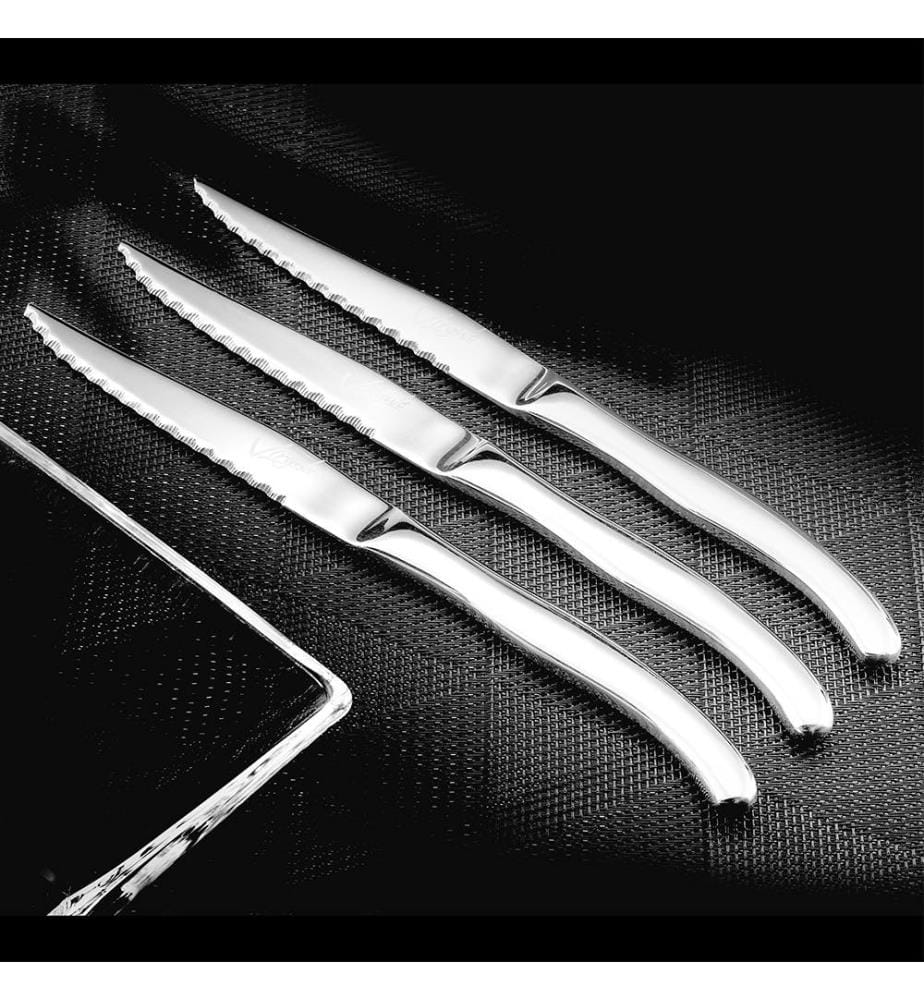 Set 6 Couteaux Steak Virgule 