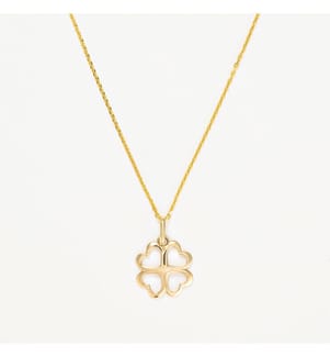 Pendentif Trèfle Merveilleux - Or Jaune 375 /1000