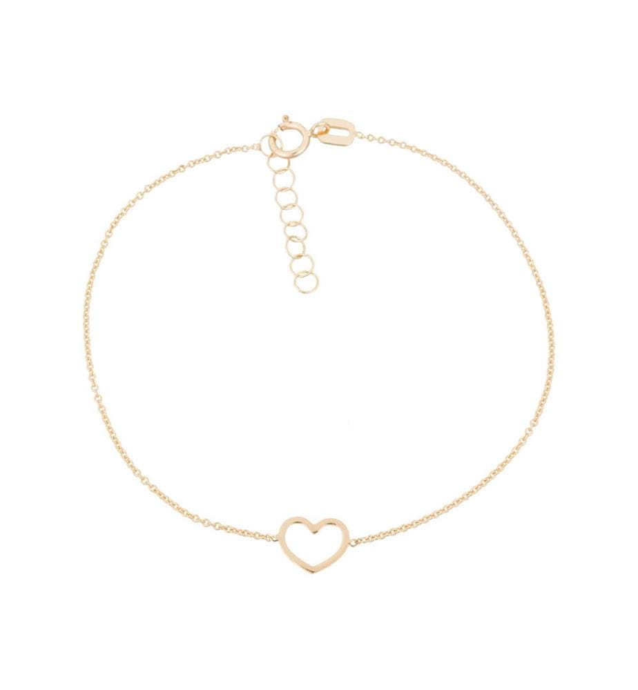 Bracelet en Or Coeur Joli - Or Jaune