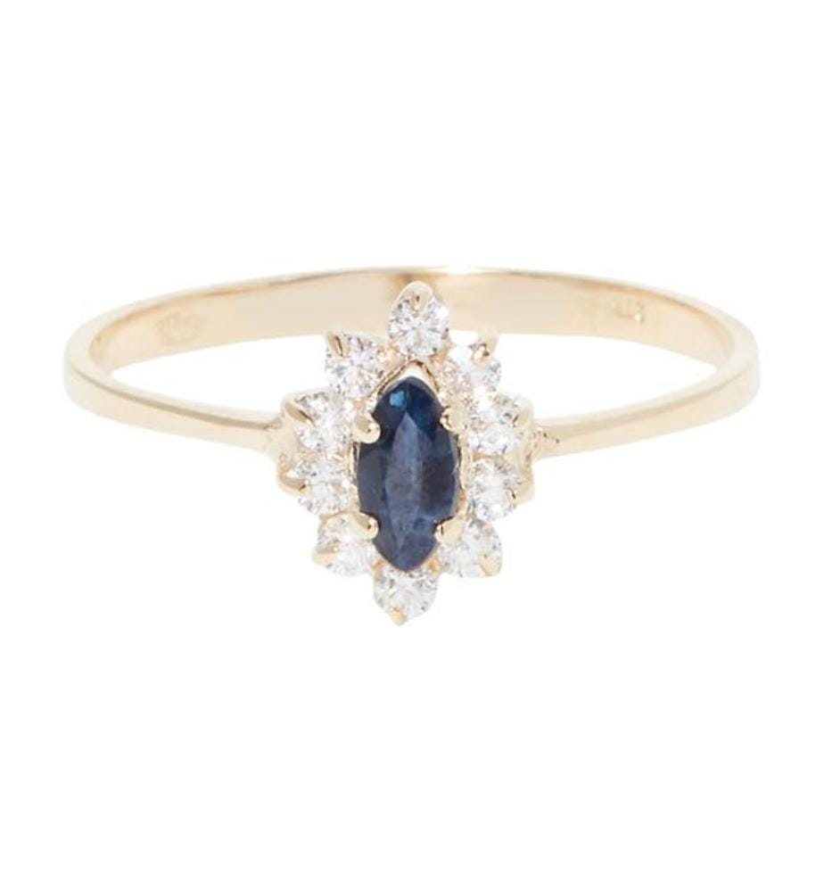Bague Vera Saphir - Or Jaune