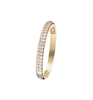 Bague Amour Innocent - Or Jaune 375/1000 et Zirconium