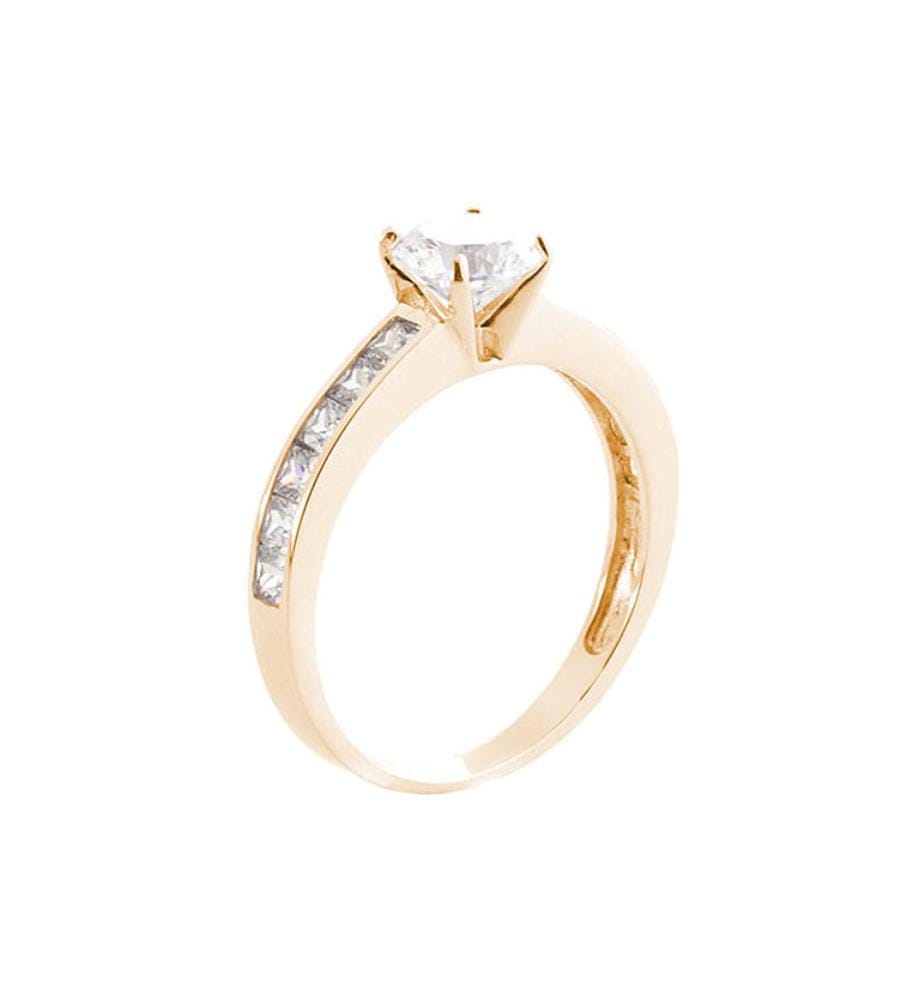 Bague Brillant - Or Jaune