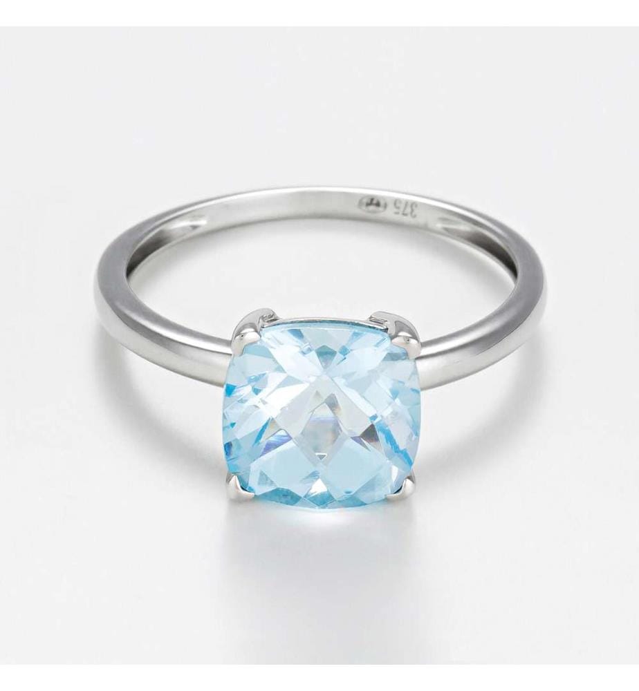 Bague Topaze Unique Topaze - Or Blanc 375/1000