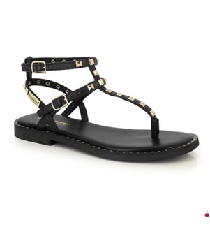Sandalen Coraze - Schwarz und Gold