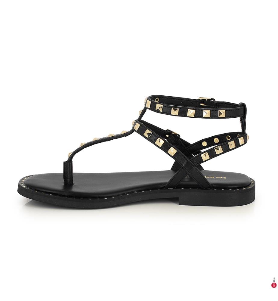 Sandalen Coraze - Schwarz und Gold
