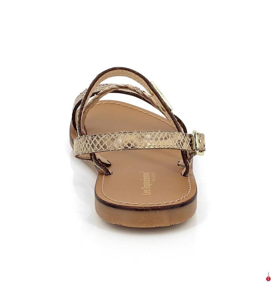Batresse Sandalen - Beige und Schlange