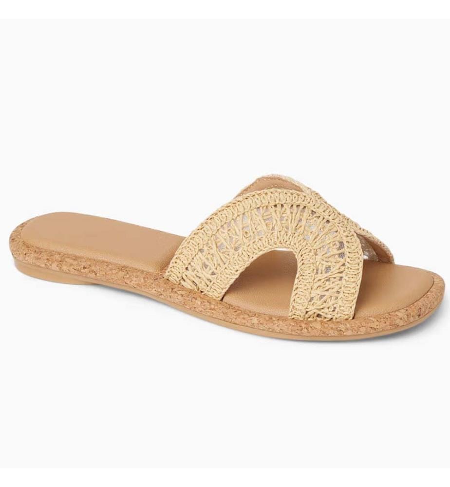 Willow Paisley Sandals - Natural