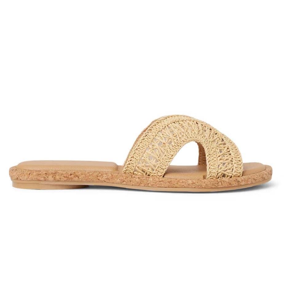 Willow Paisley Sandals - Natural