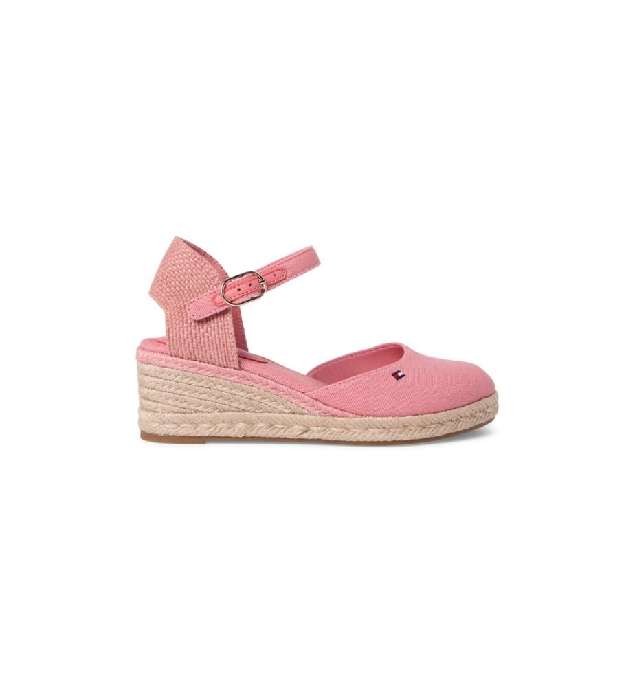 Espadrilles compensées en toile