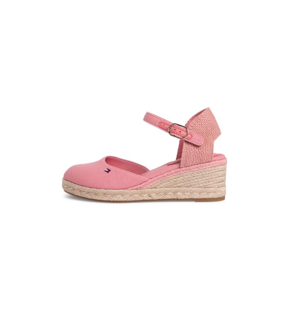 Espadrilles compensées en toile