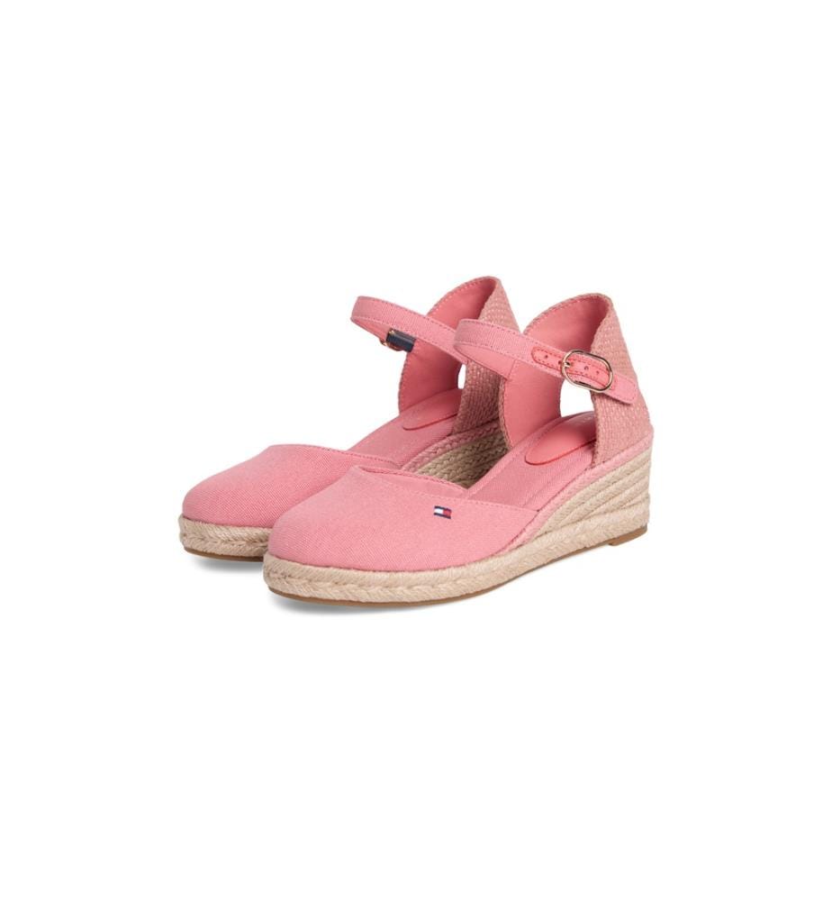 Espadrilles compensées en toile