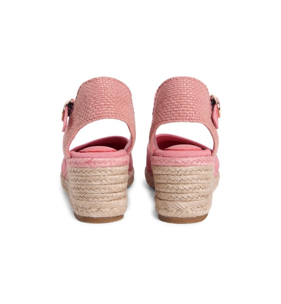 Espadrilles compensées en toile