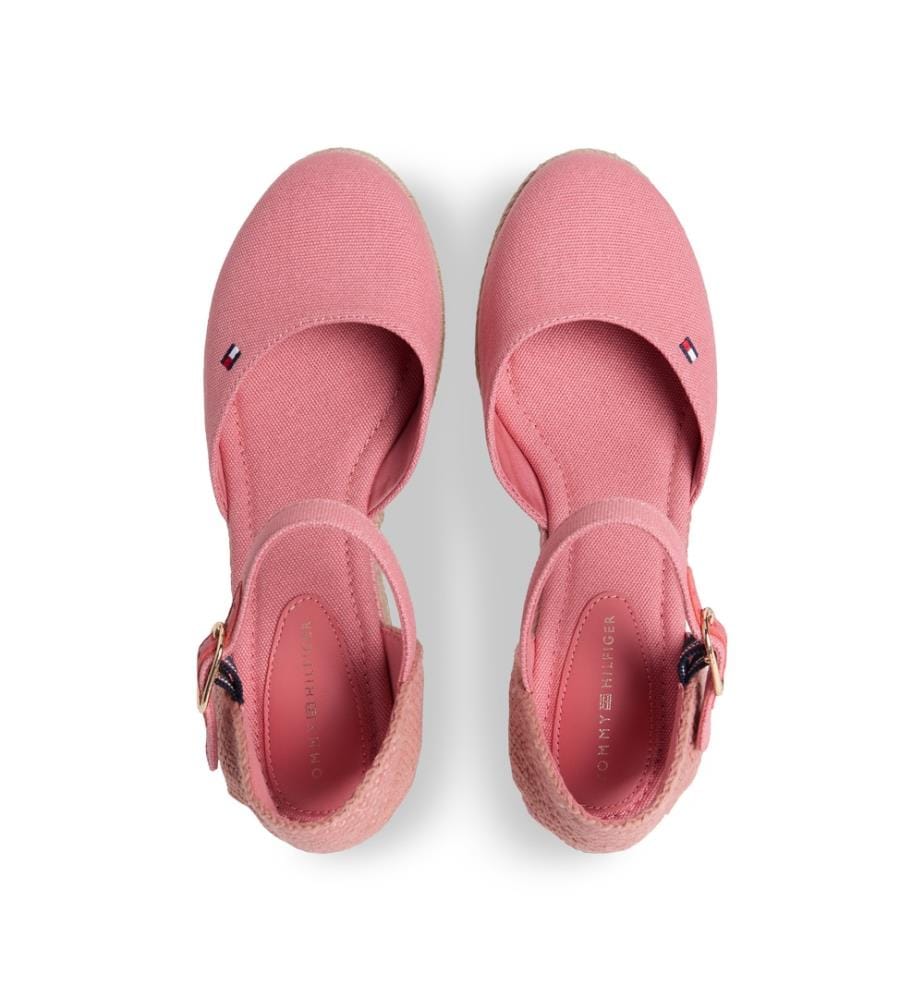 Espadrilles compensées en toile