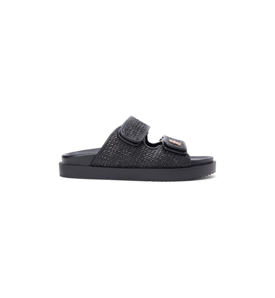 Sandales en Raphia - Noir