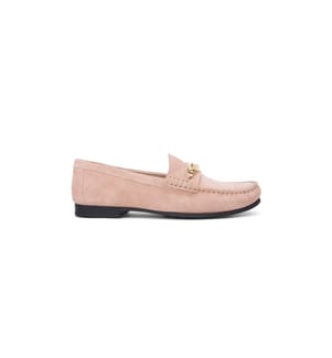Mocassins en daim à chaîne - Beige