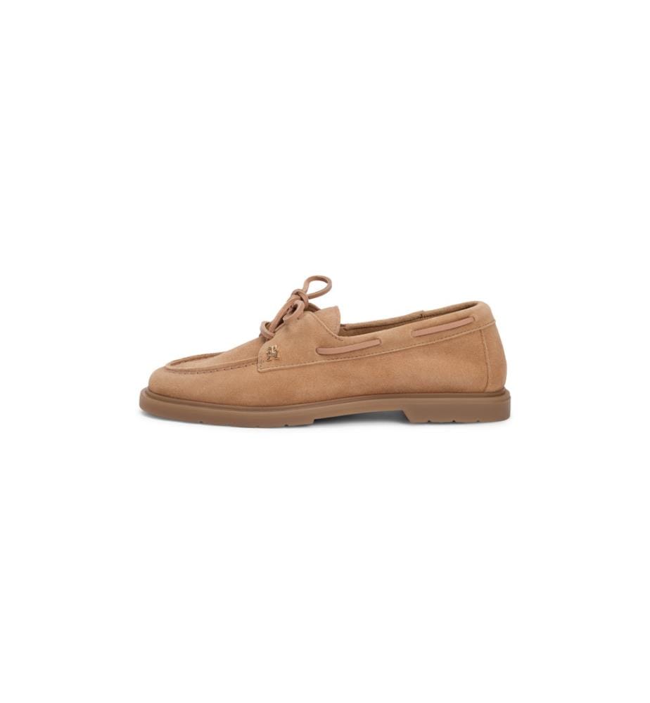 Chaussures bateau en daim à lacets légères - Safari Canvas