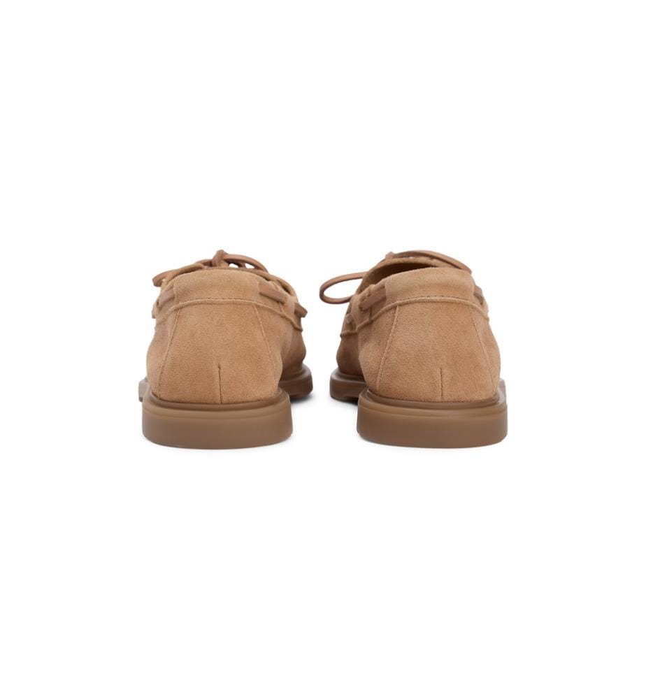 Chaussures bateau en daim à lacets légères - Safari Canvas