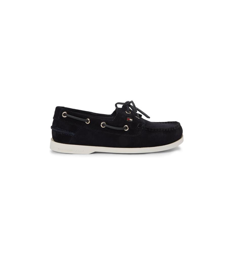 Chaussures bateau en daim - Marine