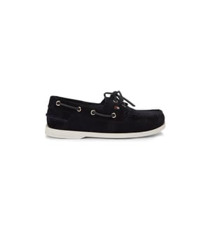 Chaussures bateau en daim - Marine