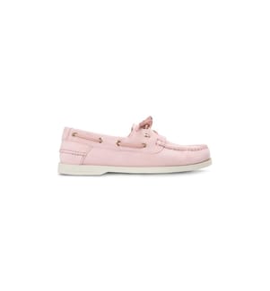 Chaussures bateau en daim - Rose
