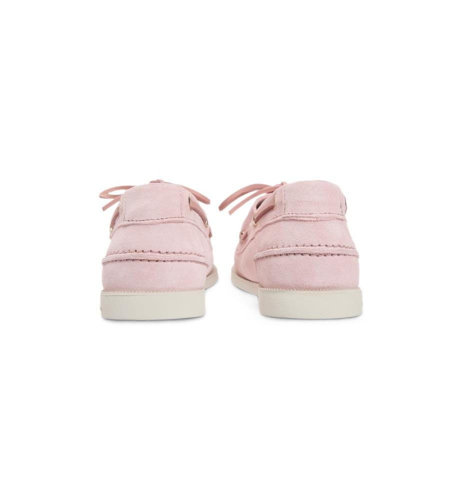 Chaussures bateau en daim - Rose