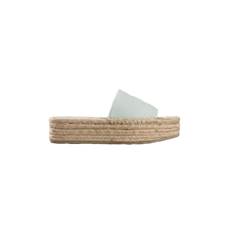 Mules Ebeth - Bleu Clair et Beige